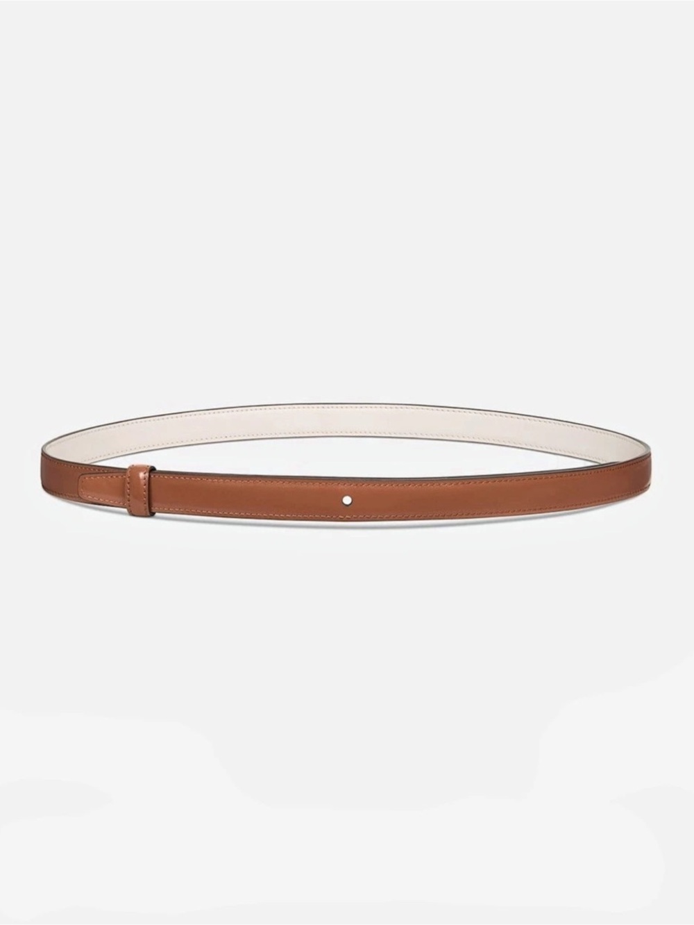 Celine Medium Reversible Belt strap 25MM Brown & White